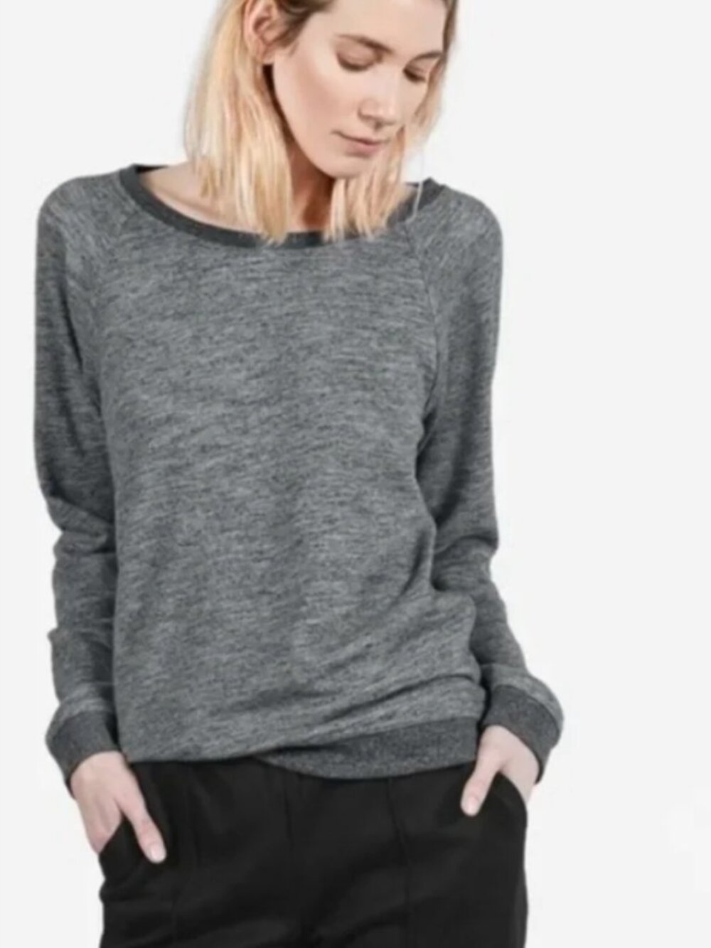 Eveerlane Women's Crew Sweatshirt - Grey Marled MEDIU